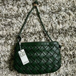 Urban Expressions Green Woven Women's Bag — NWT